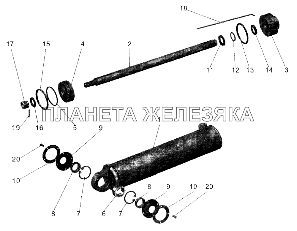 Цилиндр МАЗ-105